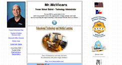 Desktop Screenshot of mrmcvicars.com